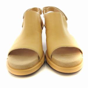 CAMPER ストラップサンダル ミュール チャンキーヒール 靴 シューズ 35 22cm ベージュ /MM OF