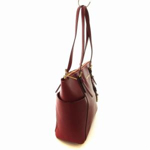 MICHAEL Michael Kors ジェットセット トートバッグ ロゴチャーム レザー 鞄 ボルドー 30F2GTTT8L /DK OF