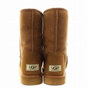UGG australia クラシック ショート W CLASSIC SHORT ムートンブーツ ショートブーツ 24.0cm 茶 ブラウン 5825