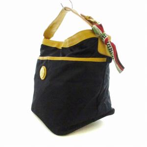 Orobianco ショルダーバッグ ハンドバッグ レザー ナイロン 2WAY 鞄 紺 ネイビー /MM SH OF