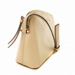 kate spade new york ショルダーバッグ レザー ロゴ ドーム型 鞄 ピンクベージュ /MM OF