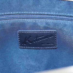 Kitamura トートバッグ ハンドバッグ ショルダーバッグ ロゴ レザー グレージュ /AN24 OF