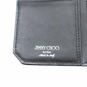 JIMMY CHOO 長財布 二つ折り 小銭入れ スター 星 レザー 水色 ライトブルー