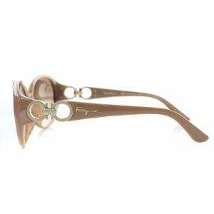 Salvatore Ferragamo サングラス アイウェア メガネ 眼鏡 ガンチーニ  プラスチック 5915 125 茶 ブラウン ピンクベージュ SF896SRA