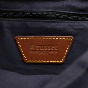 russet キルティング2wayショルダーバッグ ハンドバッグ トートバッグ モノグラム ナイロン 紺 ネイビー R873