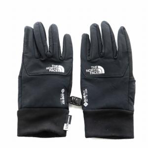 THE NORTH FACE ウィンドストッパーイーチップグローブ Windstopper Etip Glove 手袋 ロゴ XS 黒 ブラック NN62119