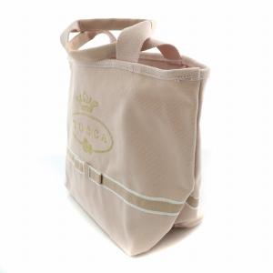 TOCCA Chacott トートバッグ1007 ハンドバッグ ロゴ 刺繍 グログランリボン キャンバス F ロイヤルピンク 270410-1007-42