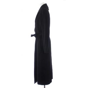 Max Mara ショールカラーコート キャメル100％ 38 ブラック