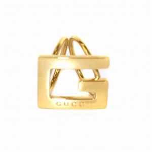 スカーフリング ロゴ ゴールド色 /AN1 OH GY07 H