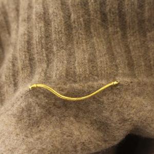 Deuxieme Classe ニット タートルネック セーター ウール 長袖 F 茶 ブラウン