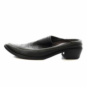 ISSEY MIYAKE ハート HaaT ミュール ポインテッドトゥ 23.0cm 黒 ブラック