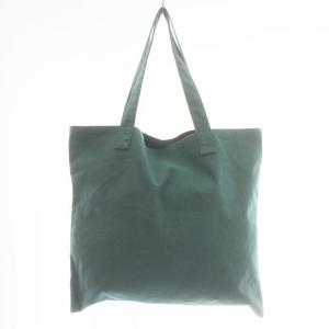 MARGARET HOWELL HOUSEHOLD GOODS COTTON LOGO BAG トートバッグ キャンバス ロゴ プリント 緑 グリーン