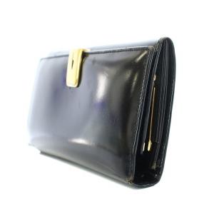 GUCCI 二つ折り 長財布 ウォレット レザー がま口 小銭入れあり 黒 ブラック 035-2888-1906