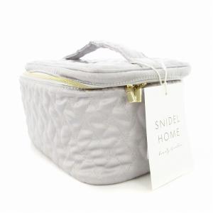SNIDEL タグ付き ホーム バニティメイクポーチ バニティバック 化粧ポーチ F グレー SHGG224257