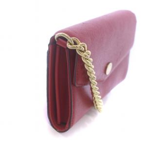 MICHAEL KORS ウォレットバッグ ショルダーバッグ ポシェット 長財布 チェーン 2WAY 赤 レッド /DK GY17