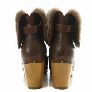 UGG australia W LYNNEA 2 Wリネア2 ショートブーツ ラウンドトゥ プラットフォーム チャンキーヒール レザー スタッズ 装飾