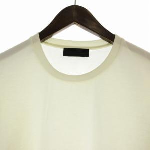 DIESEL BLACK GOLD Tシャツ カットソー プリント クルーネック 半袖 XS 白 ホワイト ボルドー