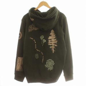 Patagonia パーカー スウェット 39677FA23 プルオーバー 長袖 バックプリント M カーキ