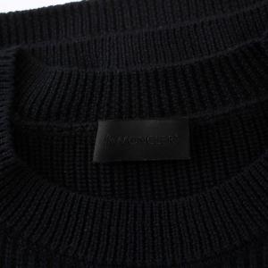 MONCLER GIROCOLLO TRICOT ニット M ブラック
