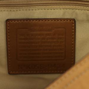 COACH ワンショルダーバッグ ハンドバッグ レザー ベージュ 9434