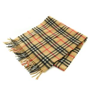 burberrys ヴィンテージ マフラー ノバチェック カシミア100％ ベージュ