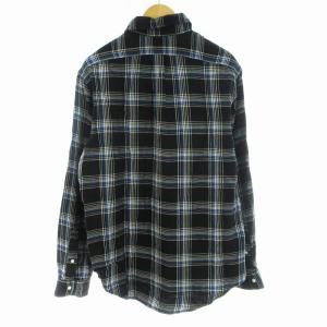 POLO RALPH LAUREN ネルシャツ チェック L 黒 ブラック