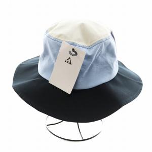 NIKE ACG Bucket Hat バケットハット 帽子 ロゴ 55-57cm 黒 ブラック 水色 ライトブルー DC9088-015