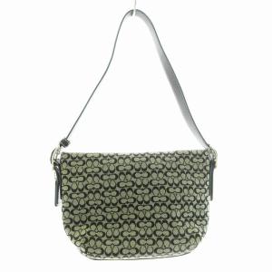 COACH ハンドバッグ ミニシグネチャー グレー