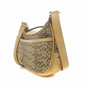 COACH ショルダーバッグ ミニシグネチャー クロスボディ ベージュ 6344