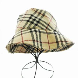 BURBERRY BLUE LABEL バケットハット ノバチェック ベージュ