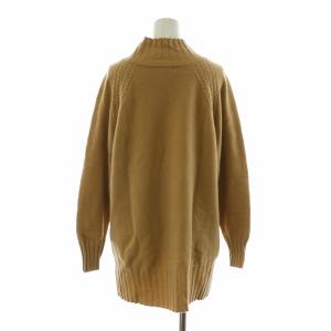 Chloe リブニット セーター ハイネック プルオーバー ヴィンテージ 長袖 茶 ブラウン /NQ H