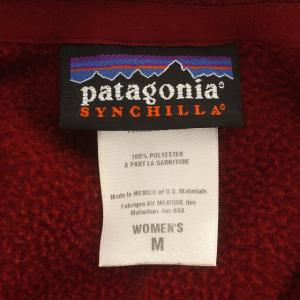 Patagonia 25742F8 シンチラ マースピアルフリース ハーフジップ フリースジャケット M ボルドー 赤 /G