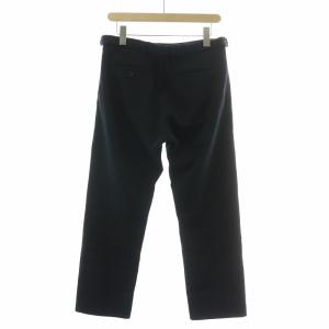 COMME des GARCONS SHIRT テーパードパンツ スラックス ジップフライ ウール S 紺 ネイビー