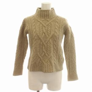 ラルフローレン ニット ハイネック シルク混 セーター 長袖 1 S ベージュ /G