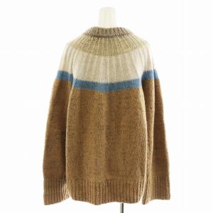 08sircus ニット セーター 長袖 ウール モヘヤ混 1 S ベージュ /AN34