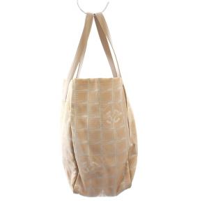 CHANEL ニュートラベルライン トートバッグ MM 9番台 ココマーク ベージュ