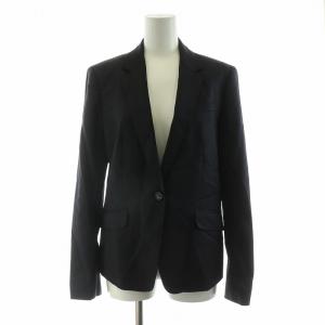 23区 シングルスーツ セットアップ 2点セット スラックスパンツ テーラードジャケット ストライプ 40 ネイビー JKWOIA0205