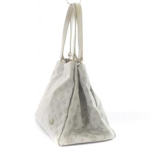 russet ハンドバッグ 総柄 バロック ナイロン グレー