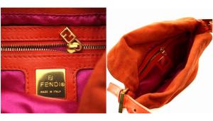 FENDI マンマバケット ミニバッグ オレンジ