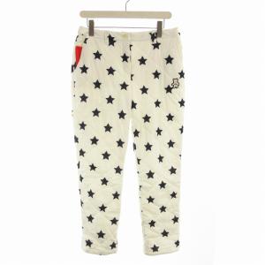ゴルフウェア テーパードパンツ 星柄 L 白 ホワイト 2417221809 /EE