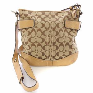 COACH シグネチャー ショルダーバッグ ベージュ 3574 /TK H D