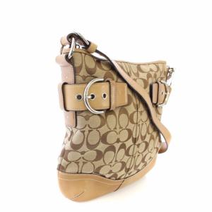 COACH シグネチャー ショルダーバッグ ベージュ 3574 /TK H D