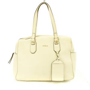 ハンドバッグ レザー白 /MM