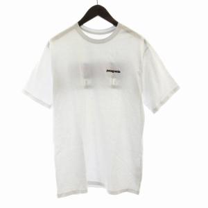 Patagonia REGULAR FIT Tシャツ カットソー ロゴ プリント 半袖 S 白 ホワイト 38504SP20