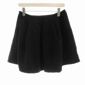 miumiu フレアスカート ミニ 38 黒 ブラック