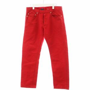 パンツ ボタンフライ 32 赤 レッド /AN45