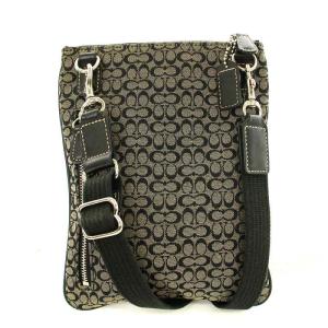 COACH  ミニシグネチャー ショルダーバック グレー
