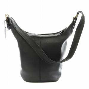 オールドコーチ ショルダーバッグ レザー 黒 ブラック 101-01