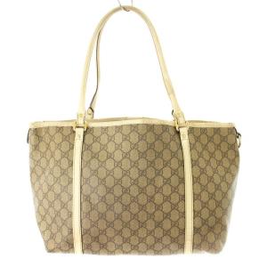 GUCCI GGスプリーム GGプラス トートバッグ ベージュ 197953