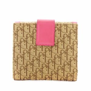 トロッター 三つ折り財布 小銭入れ Wホック キャンバス レザー